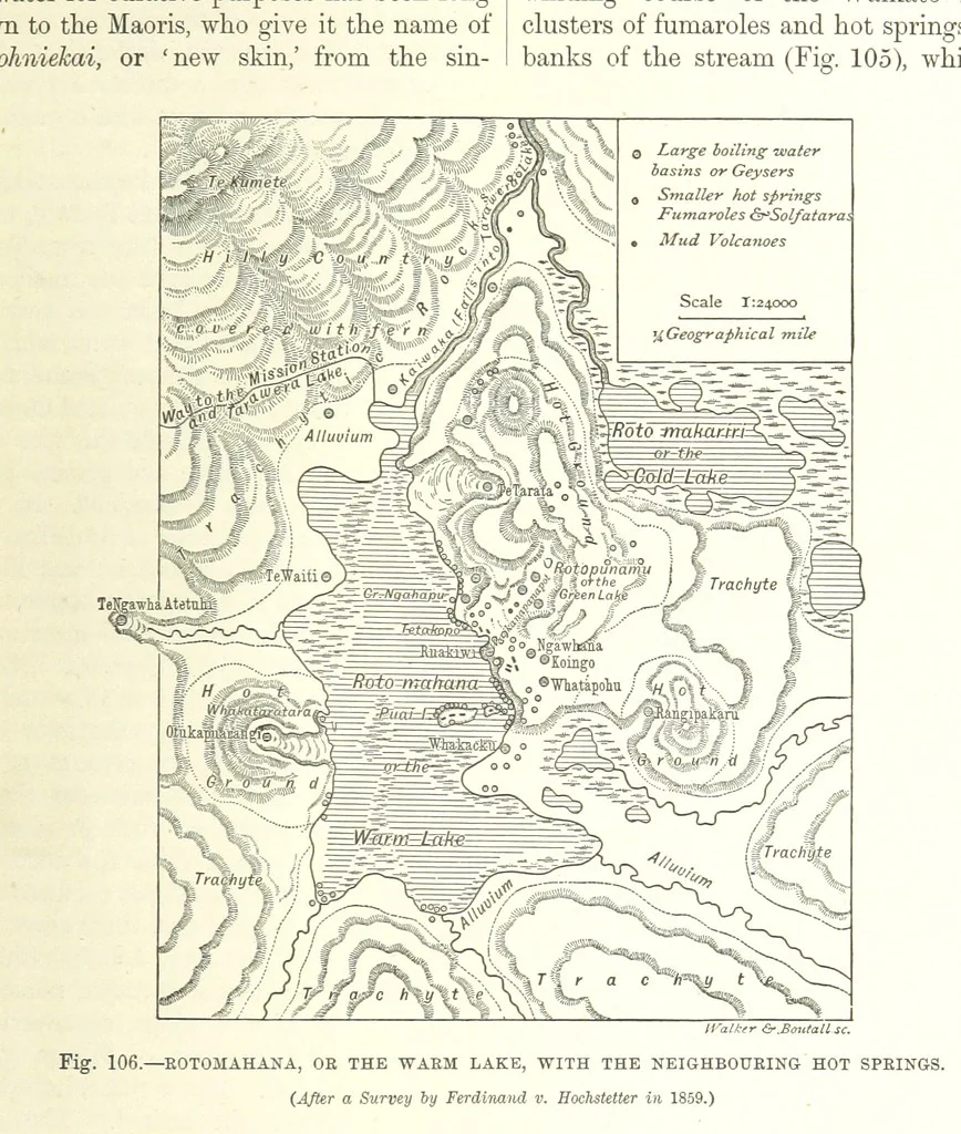 An illustration from Our Earth and its Story: a popular treatise on physical geography. Edited by R. Brown. With ... coloured plates and maps, etc, 1893, leaf 233