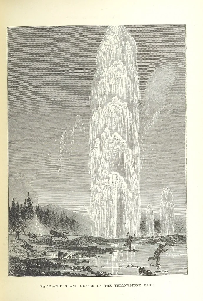 An illustration from Our Earth and its Story: a popular treatise on physical geography. Edited by R. Brown. With ... coloured plates and maps, etc, 1893, leaf 245