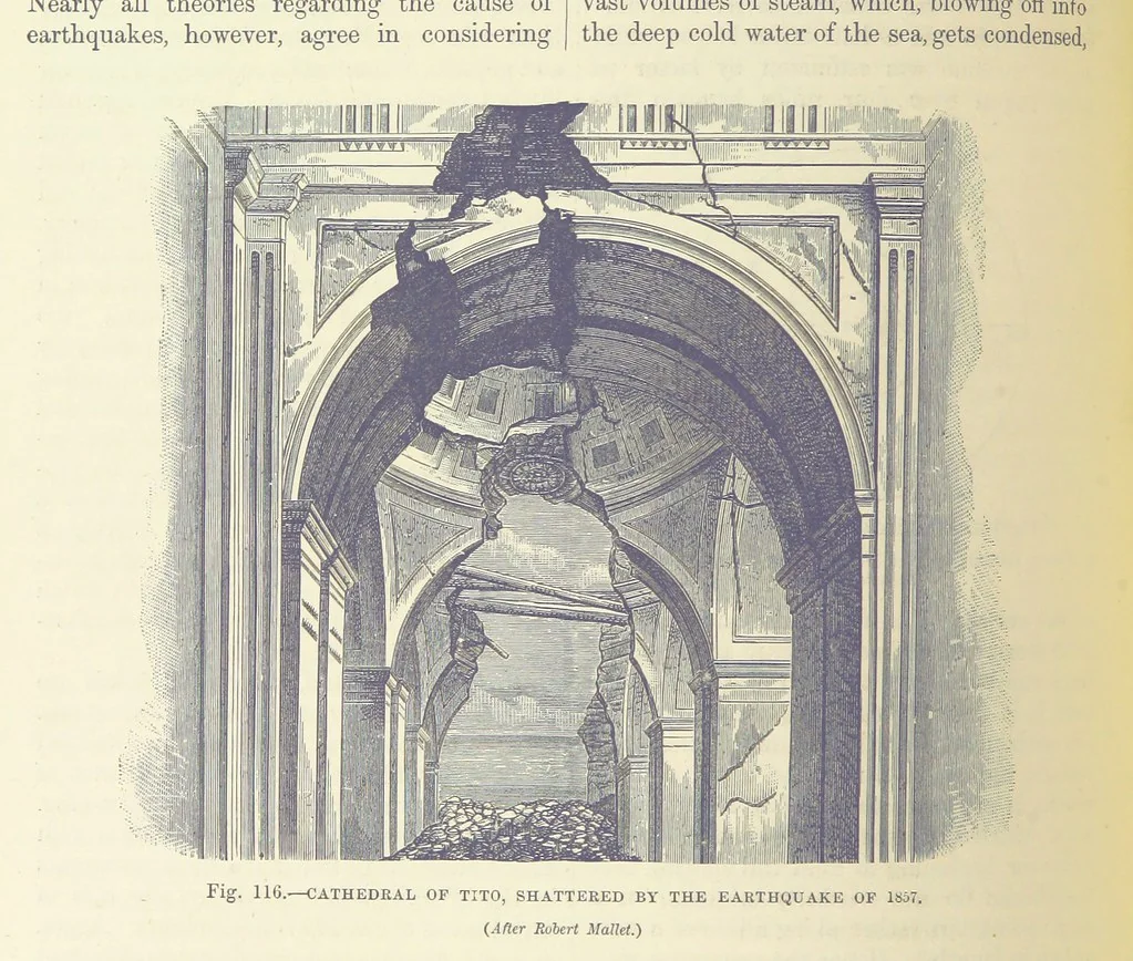 An illustration from Our Earth and its Story: a popular treatise on physical geography. Edited by R. Brown. With ... coloured plates and maps, etc, 1893, leaf 262