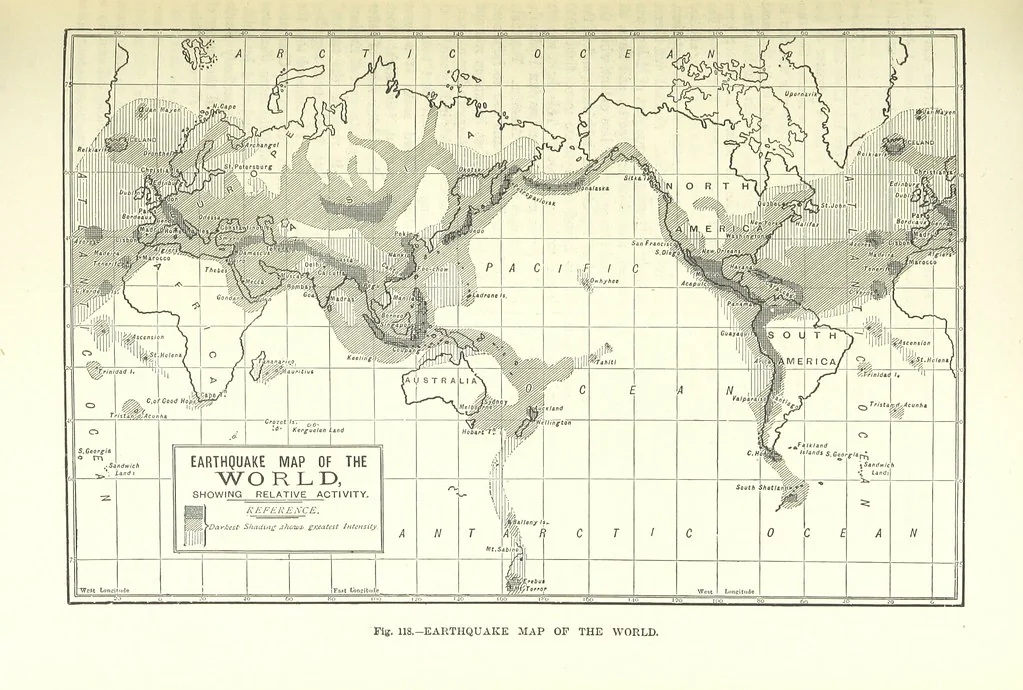 An illustration from Our Earth and its Story: a popular treatise on physical geography. Edited by R. Brown. With ... coloured plates and maps, etc, 1893, leaf 267