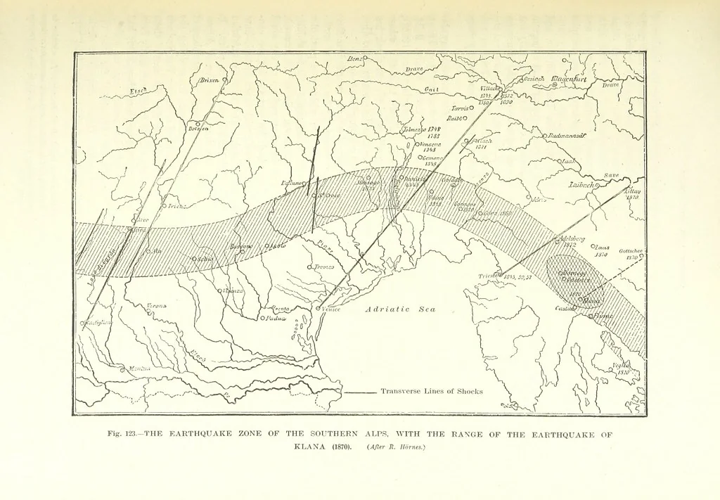 An illustration from Our Earth and its Story: a popular treatise on physical geography. Edited by R. Brown. With ... coloured plates and maps, etc, 1893, leaf 283