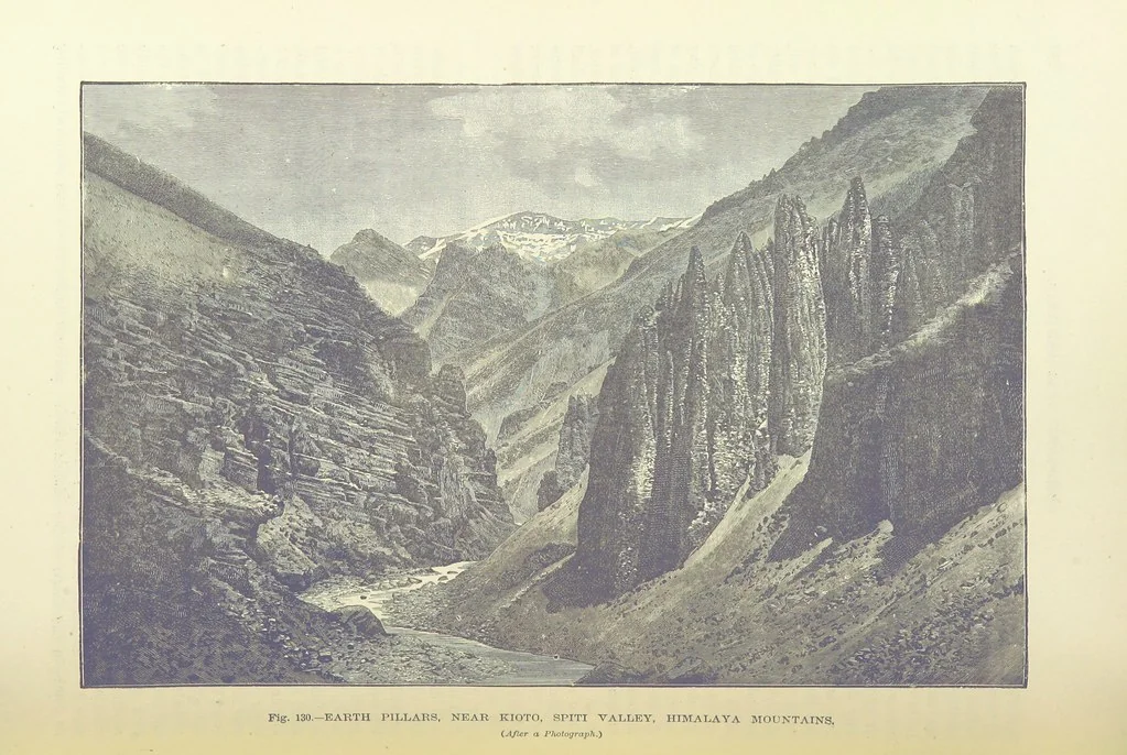 An illustration from Our Earth and its Story: a popular treatise on physical geography. Edited by R. Brown. With ... coloured plates and maps, etc, 1893, leaf 300