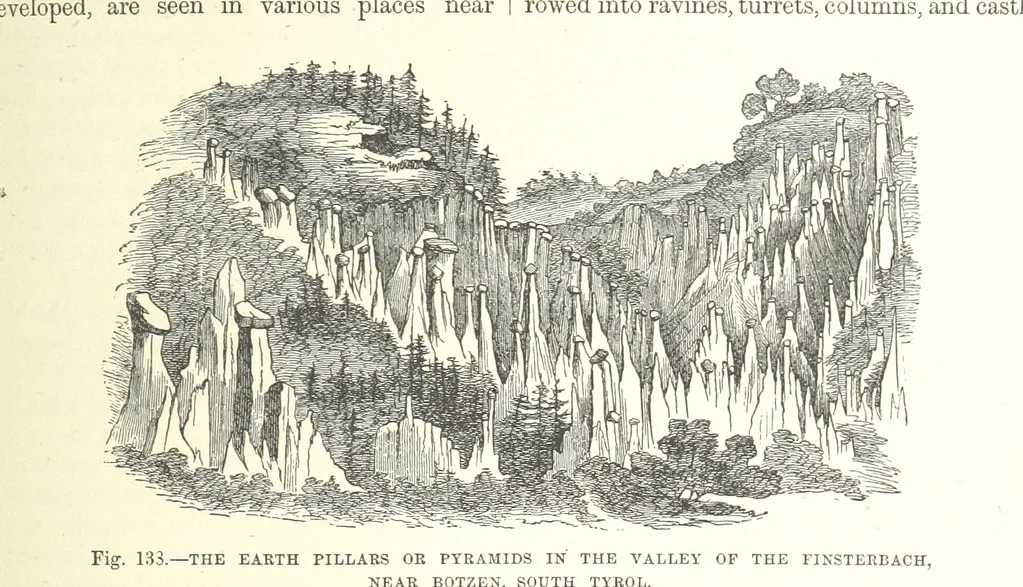 An illustration from Our Earth and its Story: a popular treatise on physical geography. Edited by R. Brown. With ... coloured plates and maps, etc, 1893, leaf 311
