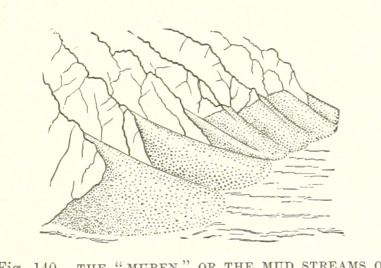 An illustration from Our Earth and its Story: a popular treatise on physical geography. Edited by R. Brown. With ... coloured plates and maps, etc, 1893, leaf 313