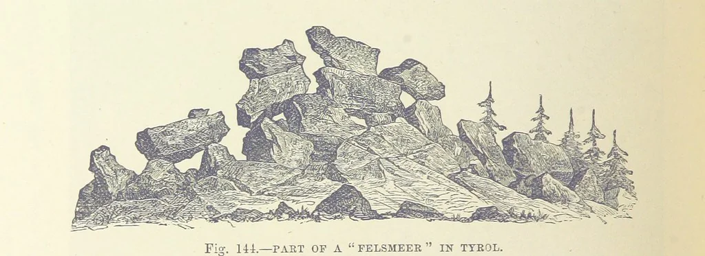 An illustration from Our Earth and its Story: a popular treatise on physical geography. Edited by R. Brown. With ... coloured plates and maps, etc, 1893, leaf 318
