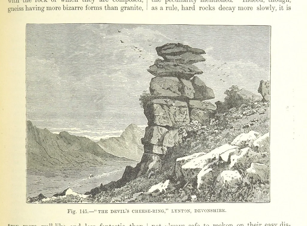 An illustration from Our Earth and its Story: a popular treatise on physical geography. Edited by R. Brown. With ... coloured plates and maps, etc, 1893, leaf 319