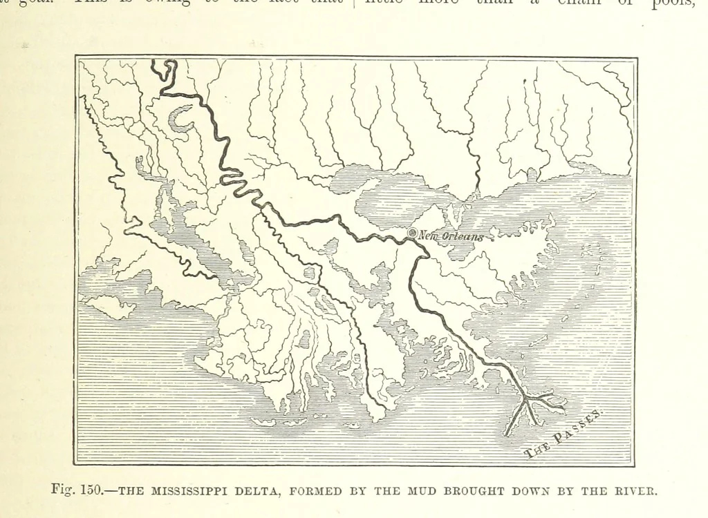 An illustration from Our Earth and its Story: a popular treatise on physical geography. Edited by R. Brown. With ... coloured plates and maps, etc, 1893, leaf 329