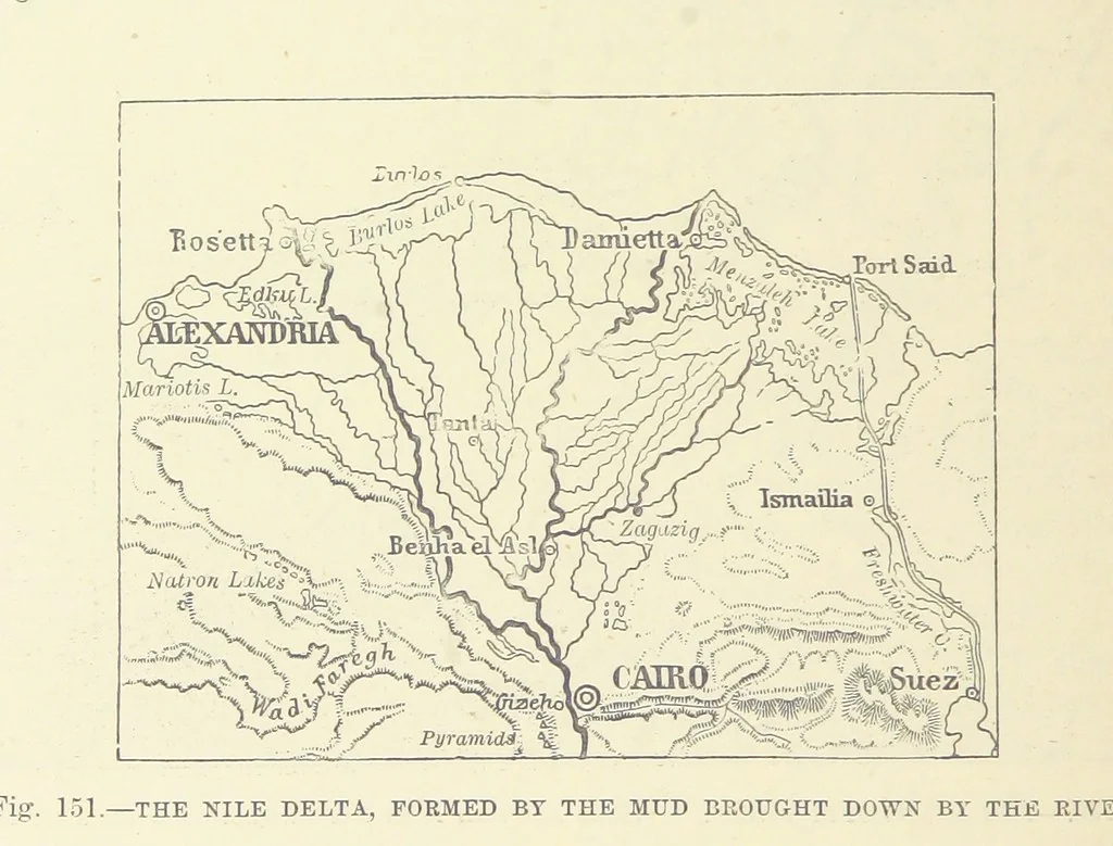 An illustration from Our Earth and its Story: a popular treatise on physical geography. Edited by R. Brown. With ... coloured plates and maps, etc, 1893, leaf 330