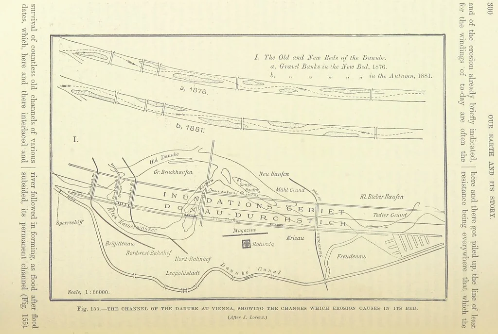 An illustration from Our Earth and its Story: a popular treatise on physical geography. Edited by R. Brown. With ... coloured plates and maps, etc, 1893, leaf 334