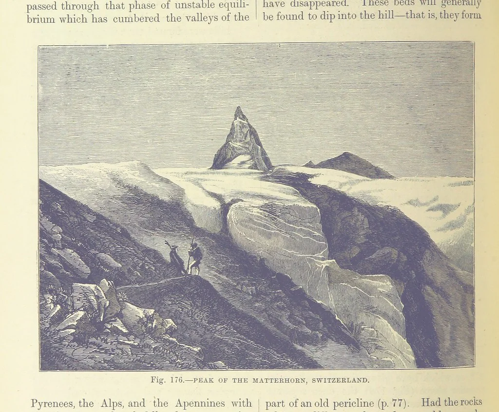 An illustration from Our Earth and its Story: a popular treatise on physical geography. Edited by R. Brown. With ... coloured plates and maps, etc, 1893, leaf 376