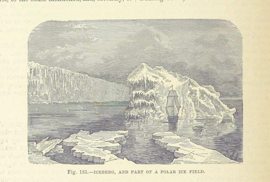 An illustration from Our Earth and its Story: a popular treatise on physical geography. Edited by R. Brown. With ... coloured plates and maps, etc, 1893, leaf 394