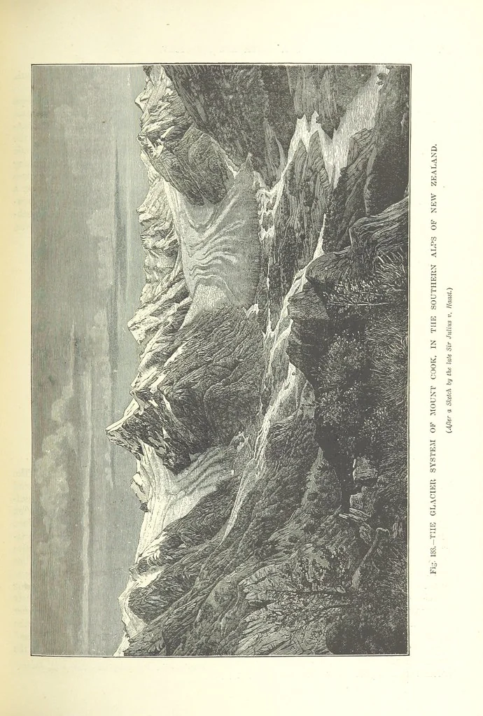 An illustration from Our Earth and its Story: a popular treatise on physical geography. Edited by R. Brown. With ... coloured plates and maps, etc, 1893, leaf 399