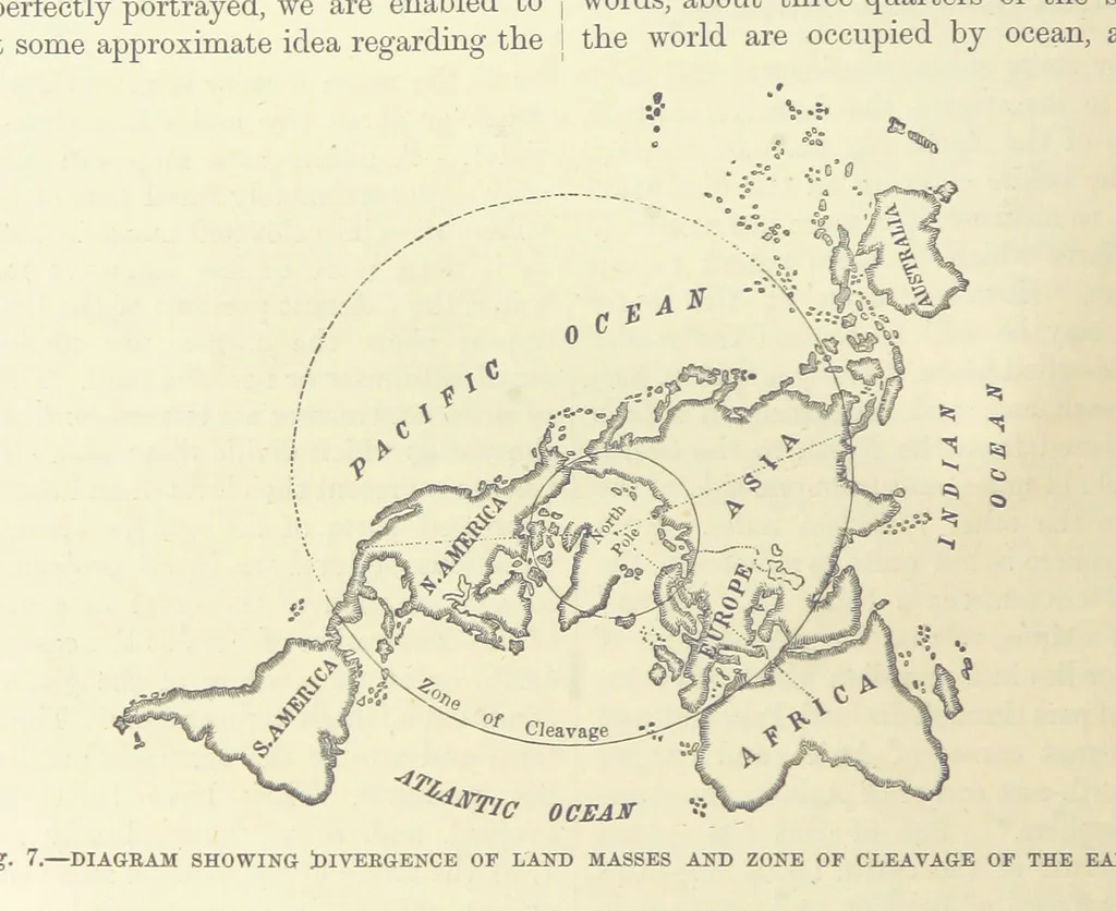 An illustration from Our Earth and its Story: a popular treatise on physical geography. Edited by R. Brown. With ... coloured plates and maps, etc, 1893, leaf 40