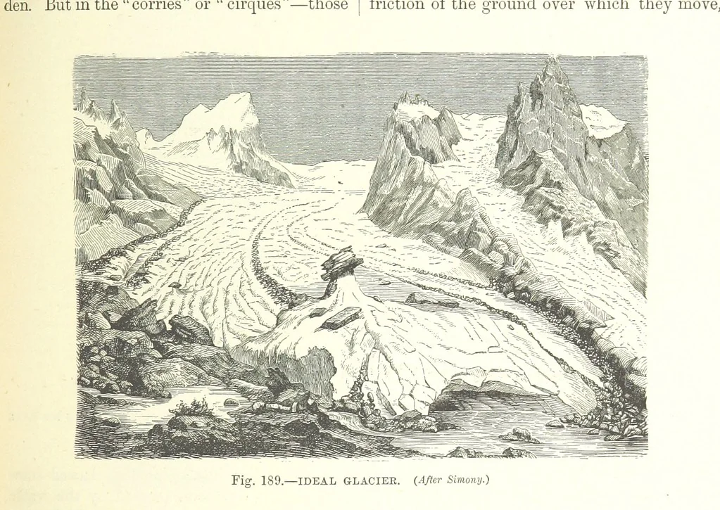 An illustration from Our Earth and its Story: a popular treatise on physical geography. Edited by R. Brown. With ... coloured plates and maps, etc, 1893, leaf 401