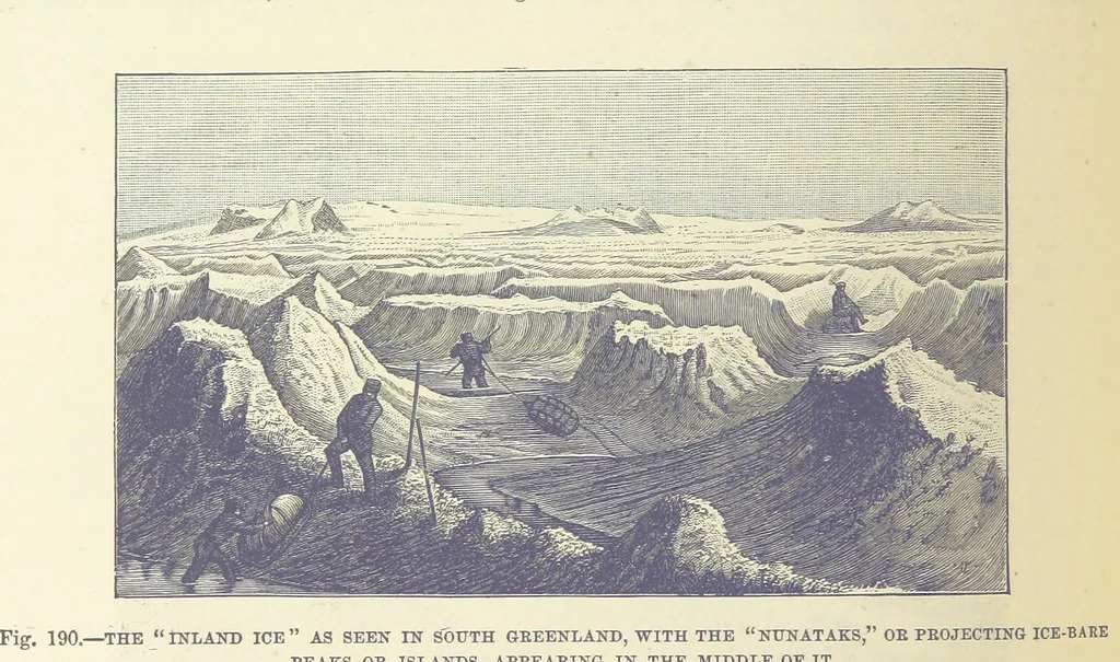An illustration from Our Earth and its Story: a popular treatise on physical geography. Edited by R. Brown. With ... coloured plates and maps, etc, 1893, leaf 402