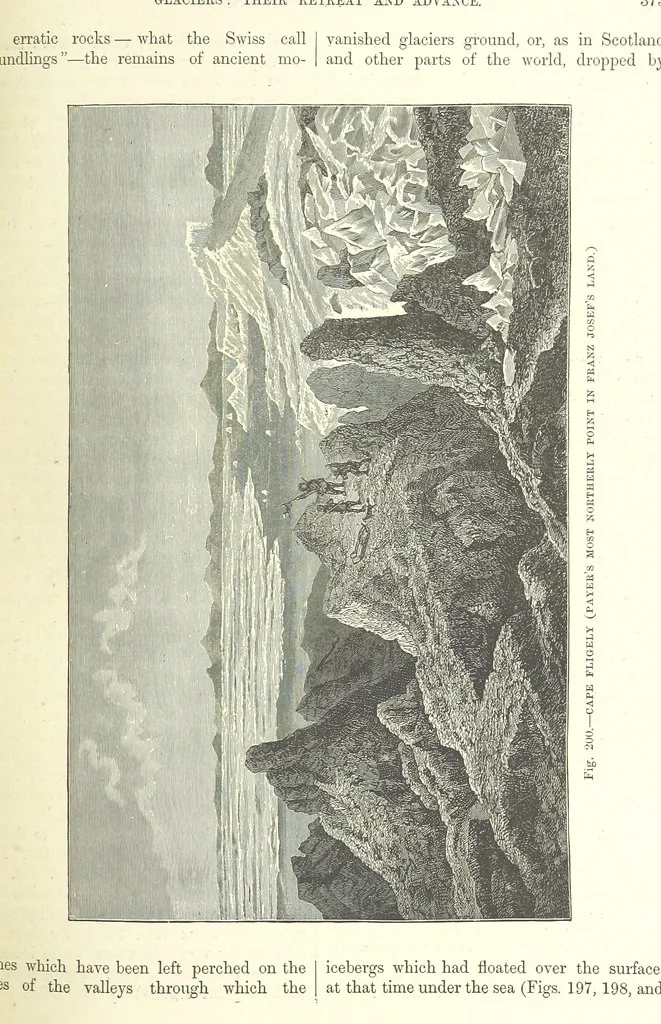 An illustration from Our Earth and its Story: a popular treatise on physical geography. Edited by R. Brown. With ... coloured plates and maps, etc, 1893, leaf 411
