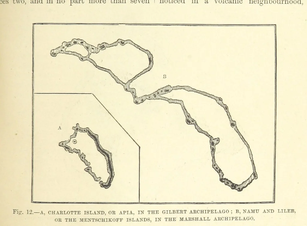 An illustration from Our Earth and its Story: a popular treatise on physical geography. Edited by R. Brown. With ... coloured plates and maps, etc, 1893, leaf 439