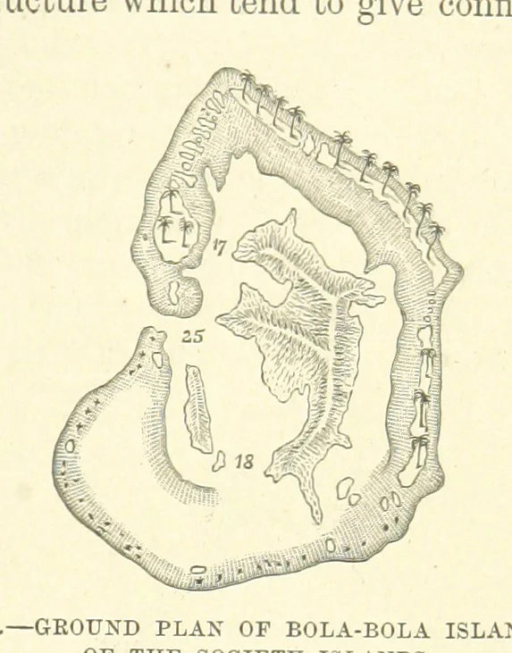 An illustration from Our Earth and its Story: a popular treatise on physical geography. Edited by R. Brown. With ... coloured plates and maps, etc, 1893, leaf 443