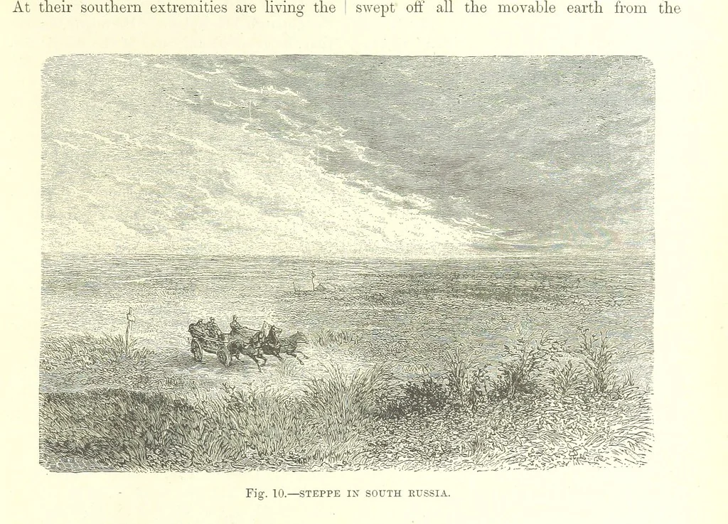 An illustration from Our Earth and its Story: a popular treatise on physical geography. Edited by R. Brown. With ... coloured plates and maps, etc, 1893, leaf 45