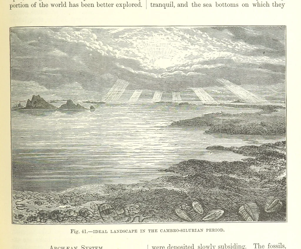 An illustration from Our Earth and its Story: a popular treatise on physical geography. Edited by R. Brown. With ... coloured plates and maps, etc, 1893, leaf 481