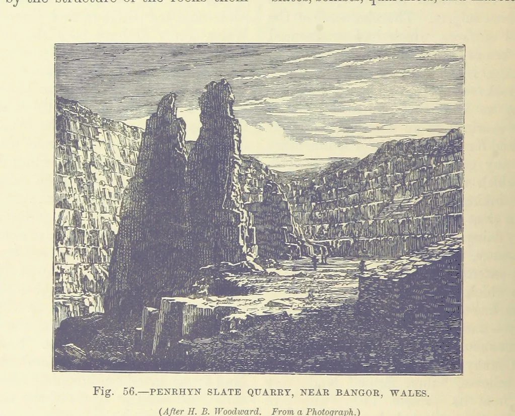 An illustration from Our Earth and its Story: a popular treatise on physical geography. Edited by R. Brown. With ... coloured plates and maps, etc, 1893, leaf 502