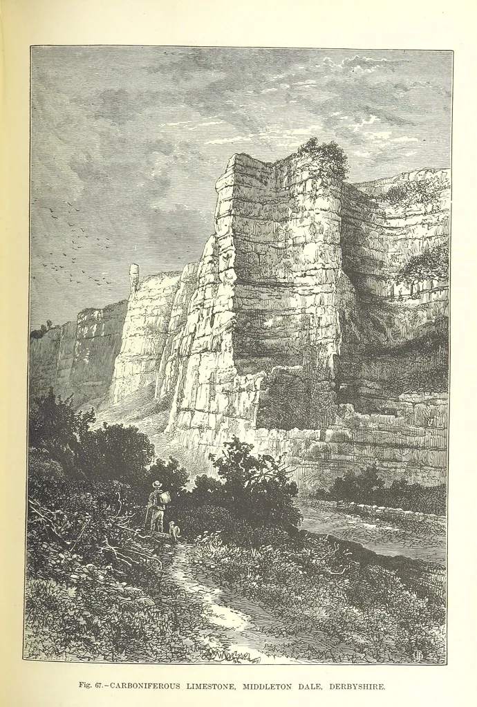 An illustration from Our Earth and its Story: a popular treatise on physical geography. Edited by R. Brown. With ... coloured plates and maps, etc, 1893, leaf 515