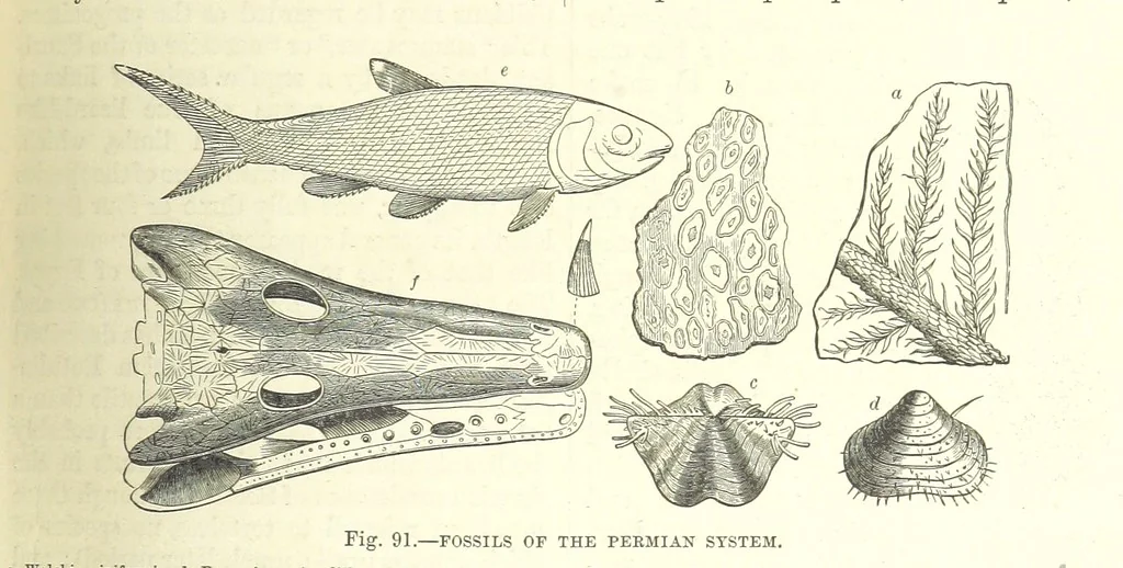 An illustration from Our Earth and its Story: a popular treatise on physical geography. Edited by R. Brown. With ... coloured plates and maps, etc, 1893, leaf 549