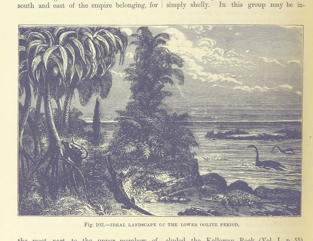 An illustration from Our Earth and its Story: a popular treatise on physical geography. Edited by R. Brown. With ... coloured plates and maps, etc, 1893, leaf 570