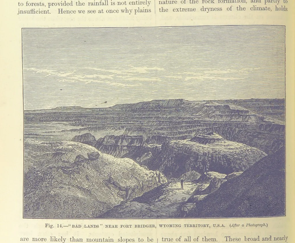An illustration from Our Earth and its Story: a popular treatise on physical geography. Edited by R. Brown. With ... coloured plates and maps, etc, 1893, leaf 58
