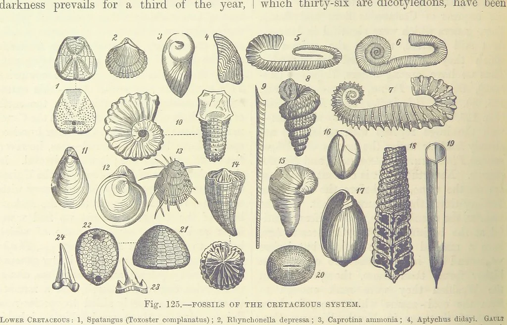 An illustration from Our Earth and its Story: a popular treatise on physical geography. Edited by R. Brown. With ... coloured plates and maps, etc, 1893, leaf 608
