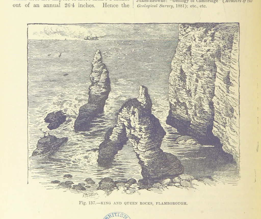 An illustration from Our Earth and its Story: a popular treatise on physical geography. Edited by R. Brown. With ... coloured plates and maps, etc, 1893, leaf 624