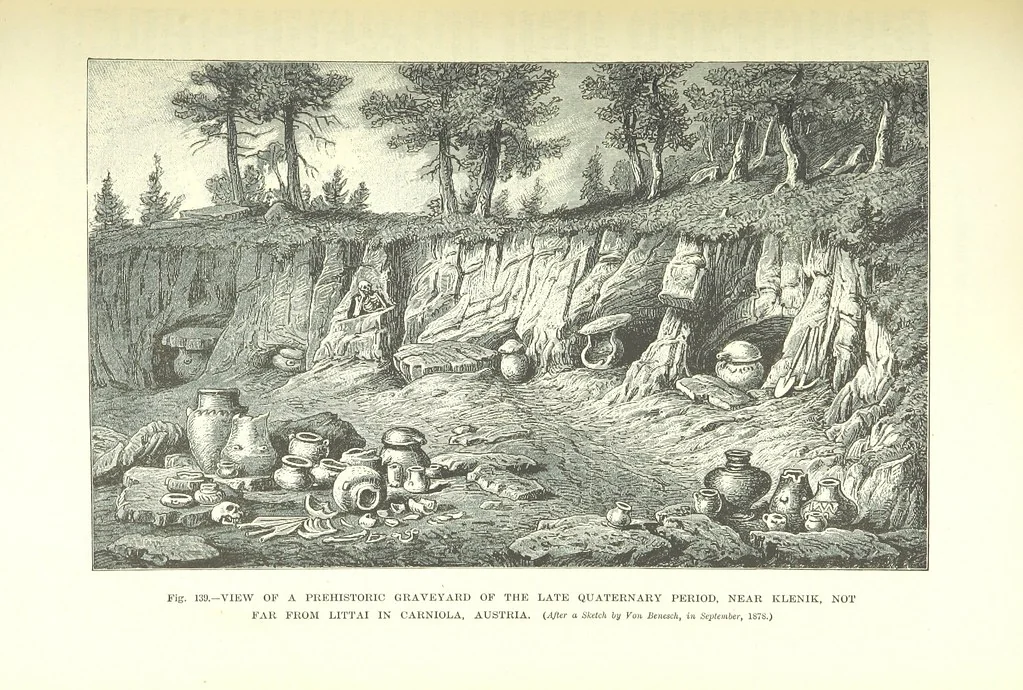 An illustration from Our Earth and its Story: a popular treatise on physical geography. Edited by R. Brown. With ... coloured plates and maps, etc, 1893, leaf 631