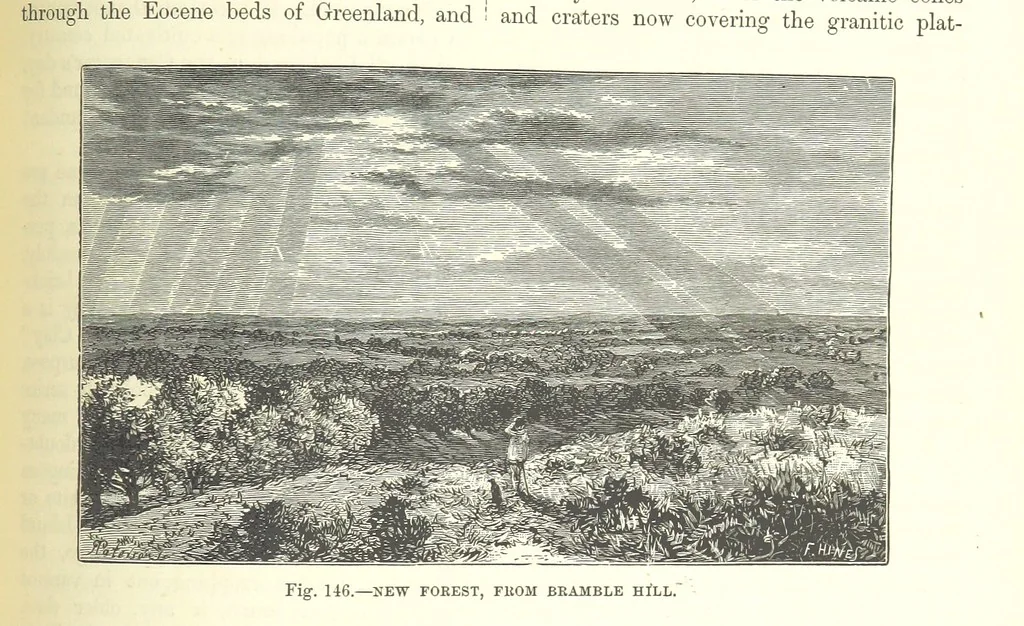 An illustration from Our Earth and its Story: a popular treatise on physical geography. Edited by R. Brown. With ... coloured plates and maps, etc, 1893, leaf 643