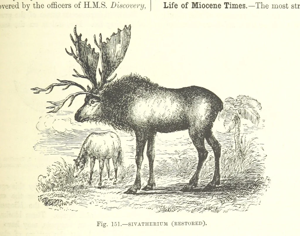An illustration from Our Earth and its Story: a popular treatise on physical geography. Edited by R. Brown. With ... coloured plates and maps, etc, 1893, leaf 651