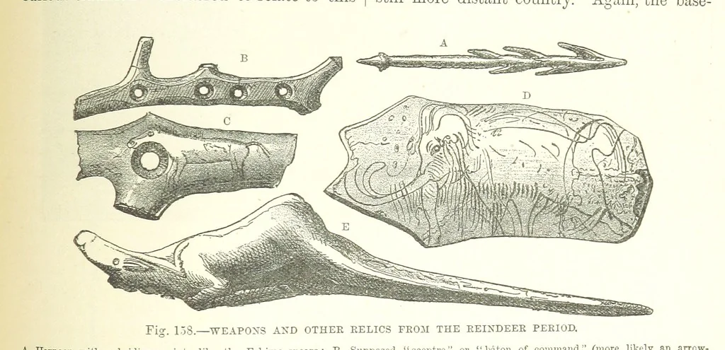 An illustration from Our Earth and its Story: a popular treatise on physical geography. Edited by R. Brown. With ... coloured plates and maps, etc, 1893, leaf 665