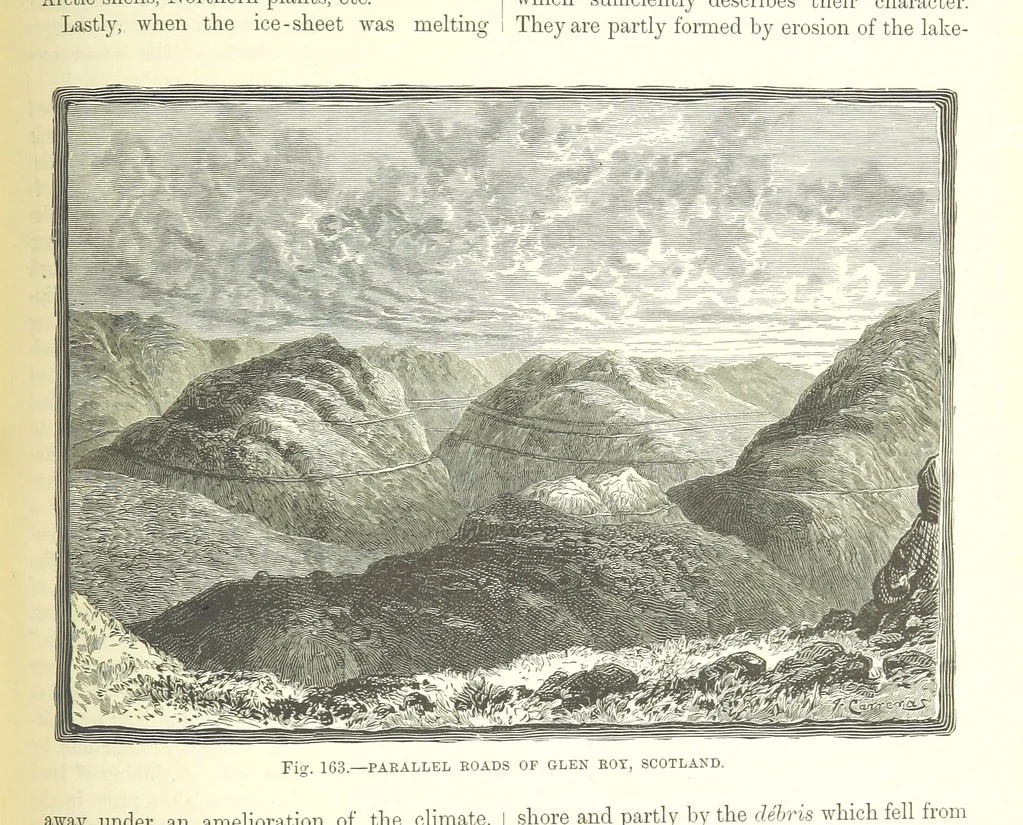 An illustration from Our Earth and its Story: a popular treatise on physical geography. Edited by R. Brown. With ... coloured plates and maps, etc, 1893, leaf 671