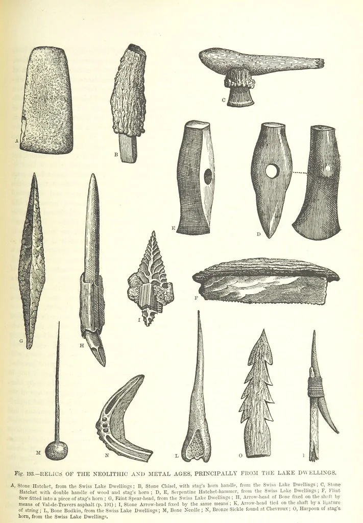An illustration from Our Earth and its Story: a popular treatise on physical geography. Edited by R. Brown. With ... coloured plates and maps, etc, 1893, leaf 705