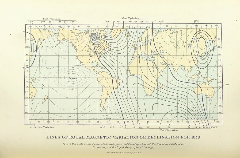An illustration from Our Earth and its Story: a popular treatise on physical geography. Edited by R. Brown. With ... coloured plates and maps, etc, 1893, leaf 148