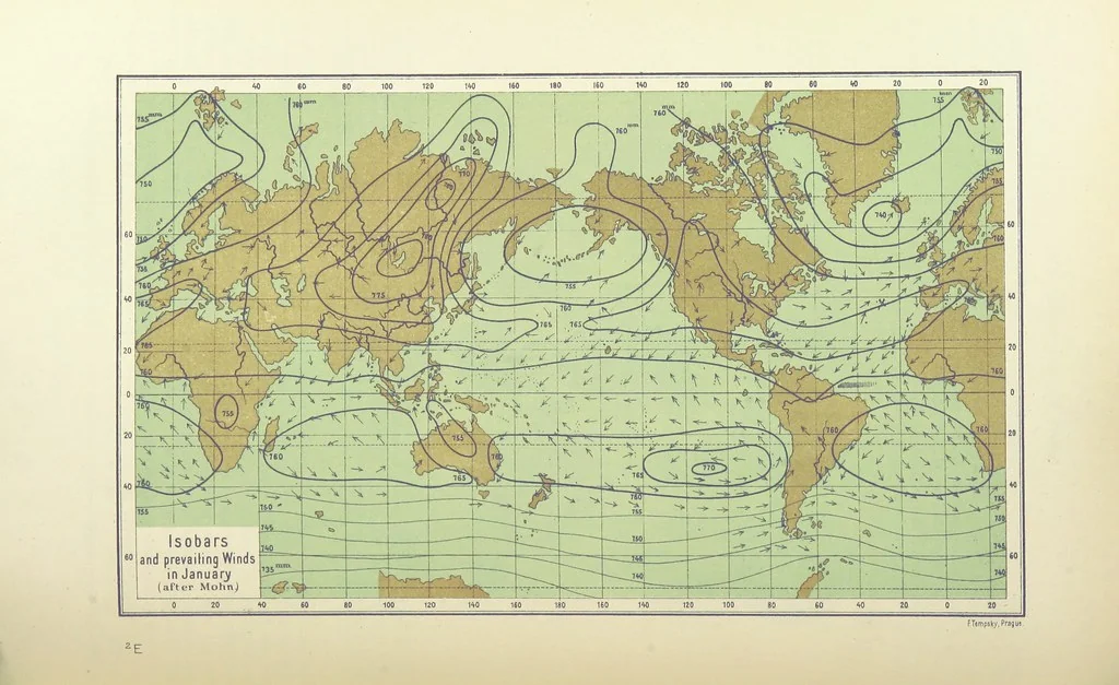 An illustration from Our Earth and its Story: a popular treatise on physical geography. Edited by R. Brown. With ... coloured plates and maps, etc, 1893, leaf 216