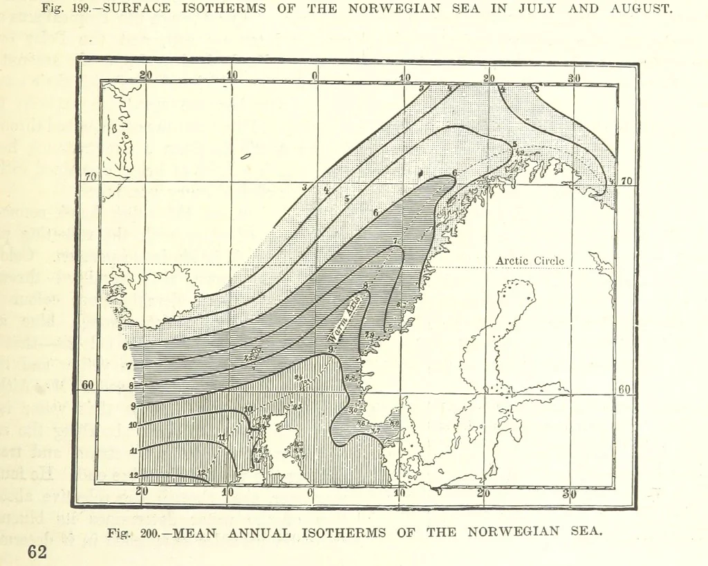 An illustration from Our Earth and its Story: a popular treatise on physical geography. Edited by R. Brown. With ... coloured plates and maps, etc, 1893, leaf 233