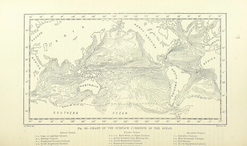 An illustration from Our Earth and its Story: a popular treatise on physical geography. Edited by R. Brown. With ... coloured plates and maps, etc, 1893, leaf 254
