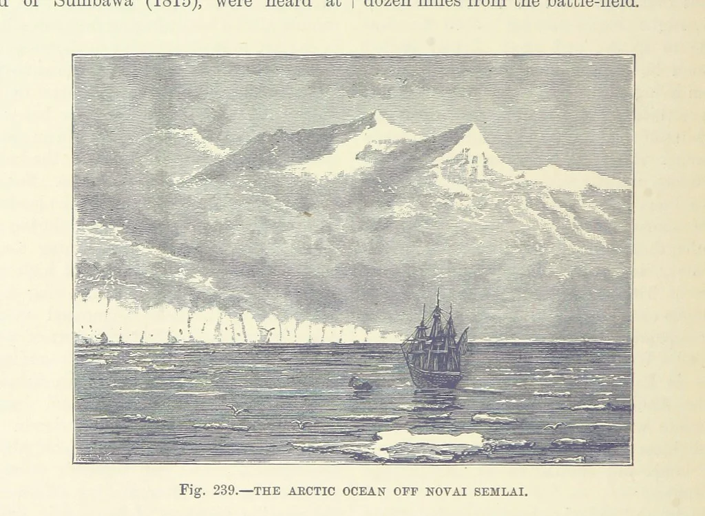 An illustration from Our Earth and its Story: a popular treatise on physical geography. Edited by R. Brown. With ... coloured plates and maps, etc, 1893, leaf 312