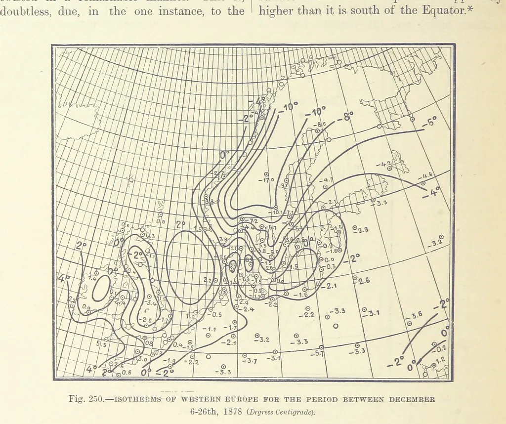 An illustration from Our Earth and its Story: a popular treatise on physical geography. Edited by R. Brown. With ... coloured plates and maps, etc, 1893, leaf 334
