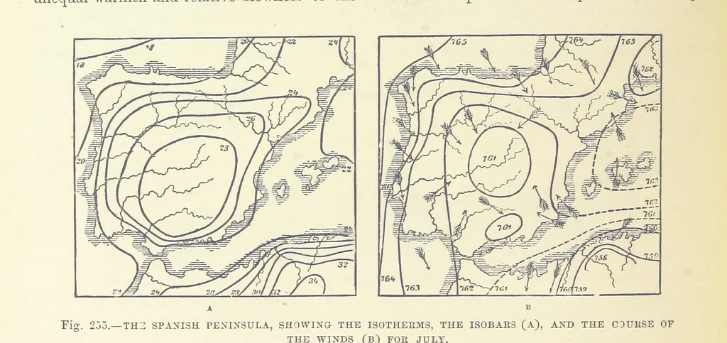 An illustration from Our Earth and its Story: a popular treatise on physical geography. Edited by R. Brown. With ... coloured plates and maps, etc, 1893, leaf 344