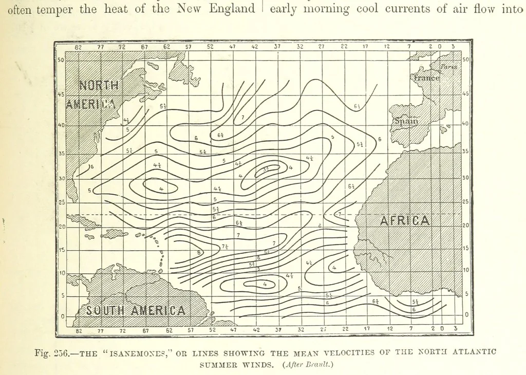 An illustration from Our Earth and its Story: a popular treatise on physical geography. Edited by R. Brown. With ... coloured plates and maps, etc, 1893, leaf 345
