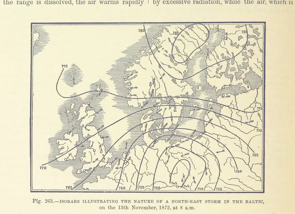 An illustration from Our Earth and its Story: a popular treatise on physical geography. Edited by R. Brown. With ... coloured plates and maps, etc, 1893, leaf 360