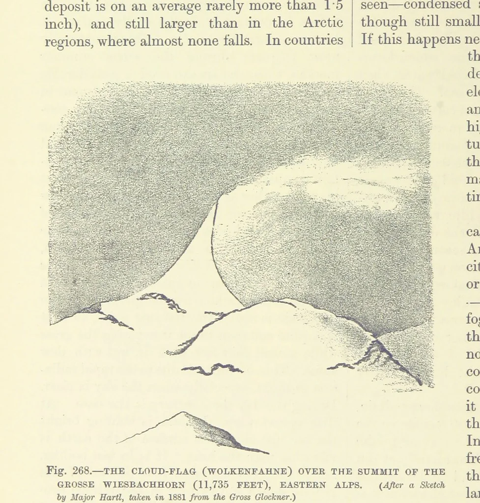 An illustration from Our Earth and its Story: a popular treatise on physical geography. Edited by R. Brown. With ... coloured plates and maps, etc, 1893, leaf 370