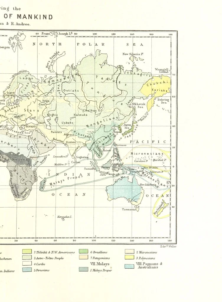 An illustration from Our Earth and its Story: a popular treatise on physical geography. Edited by R. Brown. With ... coloured plates and maps, etc, 1893, leaf 79