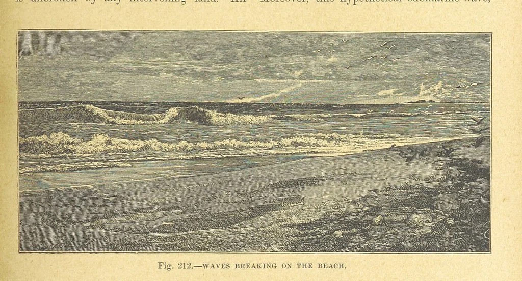 An illustration from Our Earth and its Story: a popular treatise on physical geography. Edited by R. Brown. With ... coloured plates and maps, etc, 1899, leaf 241