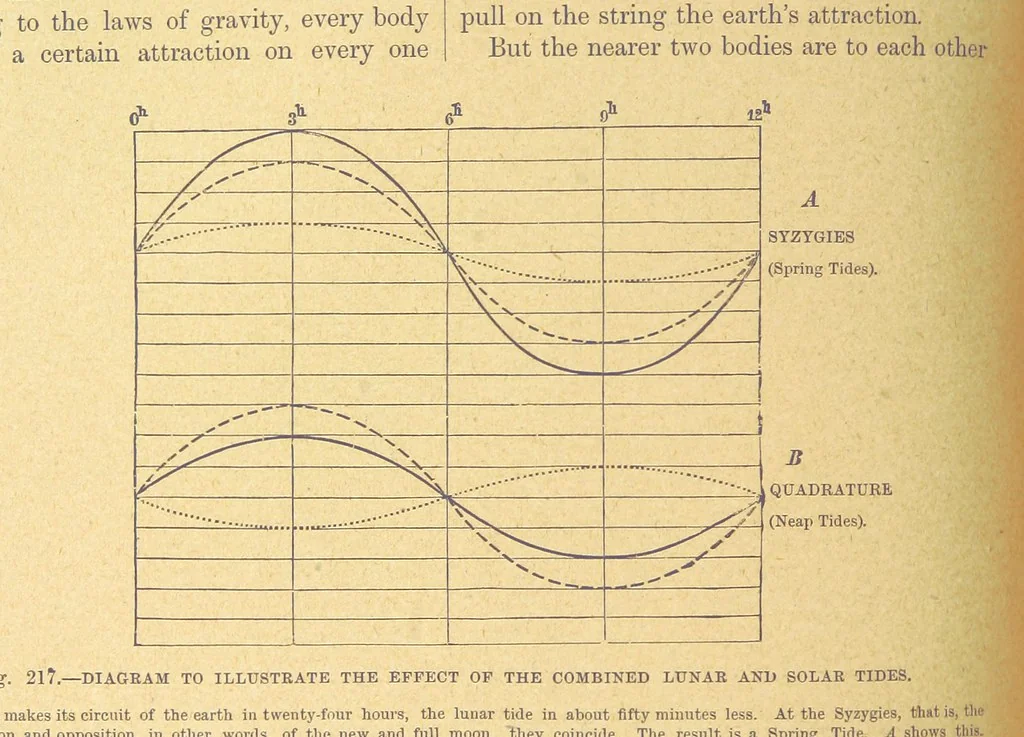 An illustration from Our Earth and its Story: a popular treatise on physical geography. Edited by R. Brown. With ... coloured plates and maps, etc, 1899, leaf 258